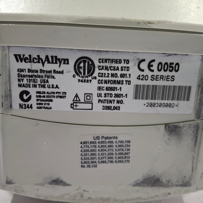 Welch Allyn Spot 420 - NIBP, Temp Vital Signs Monitor