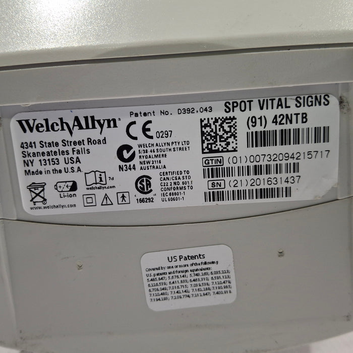 Welch Allyn Welch Allyn Spot 420 - NIBP, Temp, Nellcor SpO2 Vital Signs Monitor Patient Monitors reLink Online