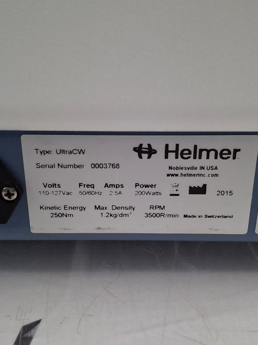Helmer Inc UltraCW Cell Washing Centrifuge