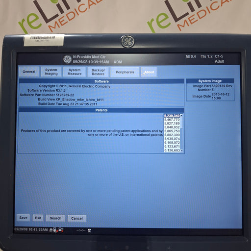 GE Healthcare GE Healthcare Logiq E9 Ultrasound Ultrasound reLink Online