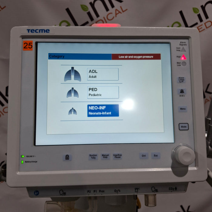 Tecme Neumovent GraphNet Advance ICU Ventilator