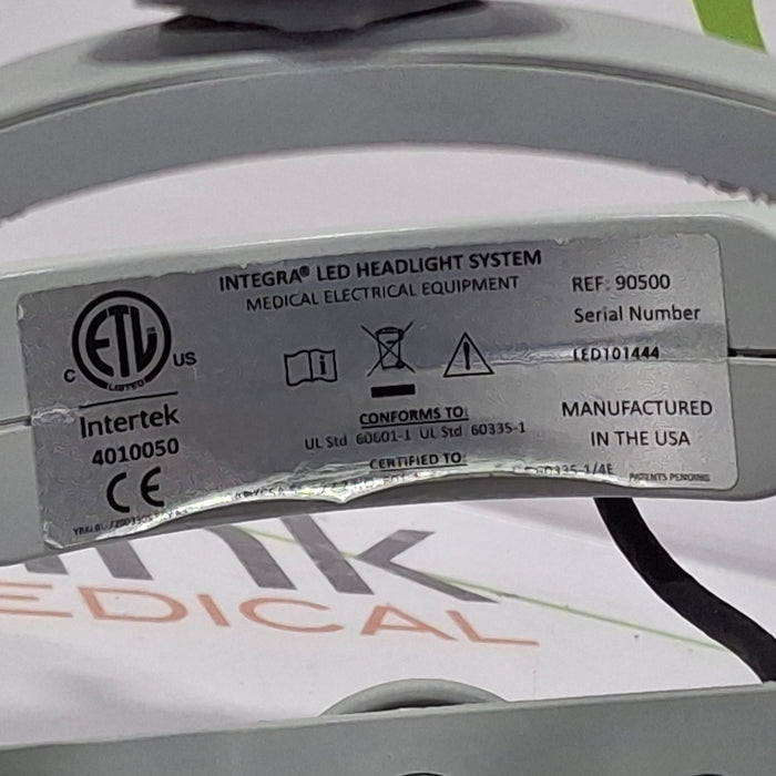 Integra Biosciences Corp Integra Biosciences Corp 90500 LED Headlight System Surgical Equipment reLink Online