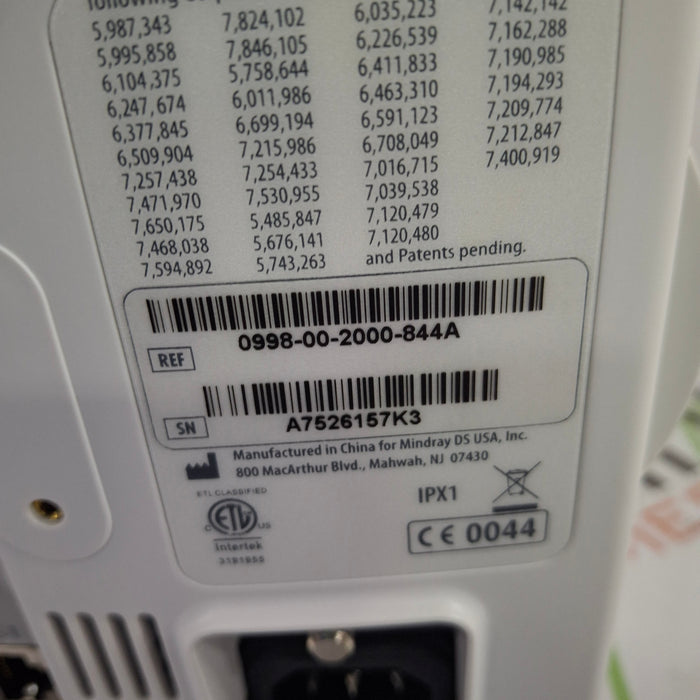 Mindray Datascope Accutorr V Vital Signs Monitor