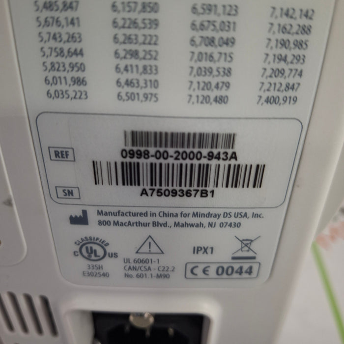 Mindray Datascope Accutorr V Vital Signs Monitor