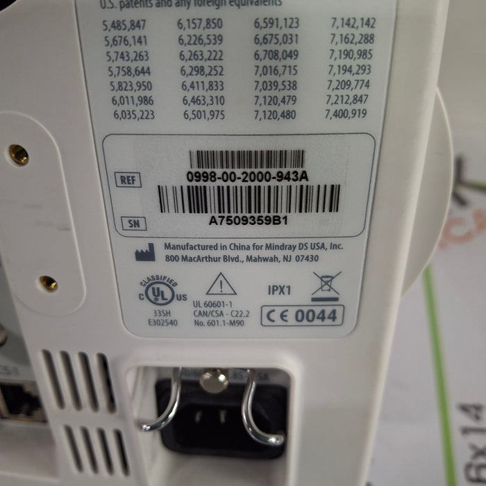 Mindray Datascope Accutorr V Vital Signs Monitor