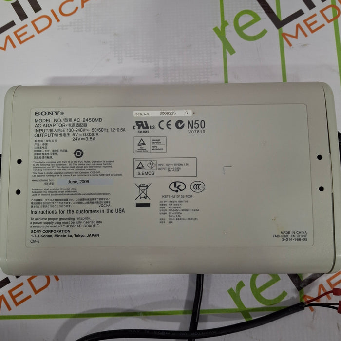 Sony AC-2450MD AC Adapter