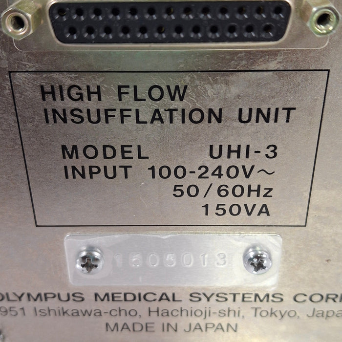 Olympus UHI-3 High Flow Insufflator