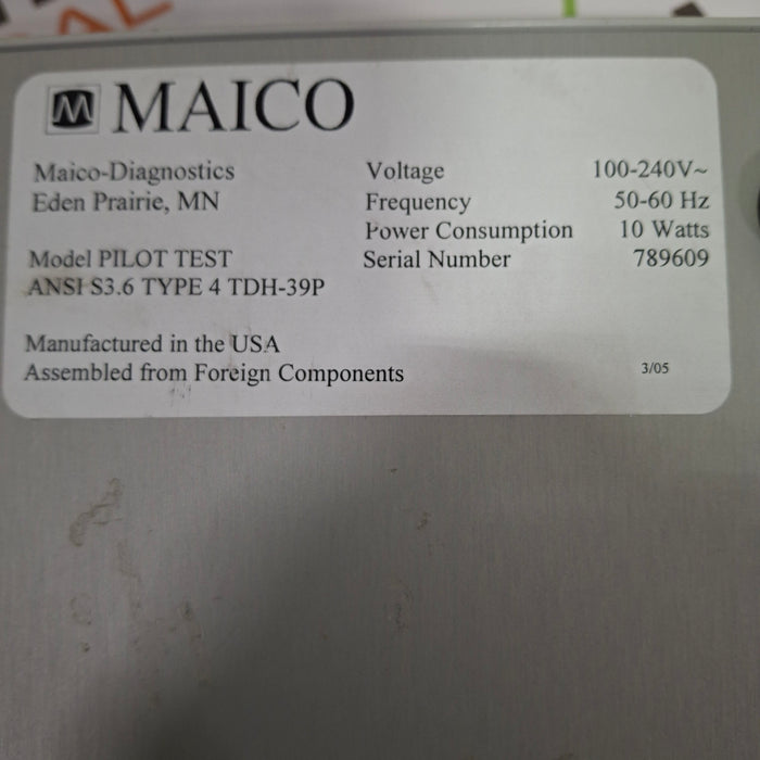 Maico Pilot Audiometer