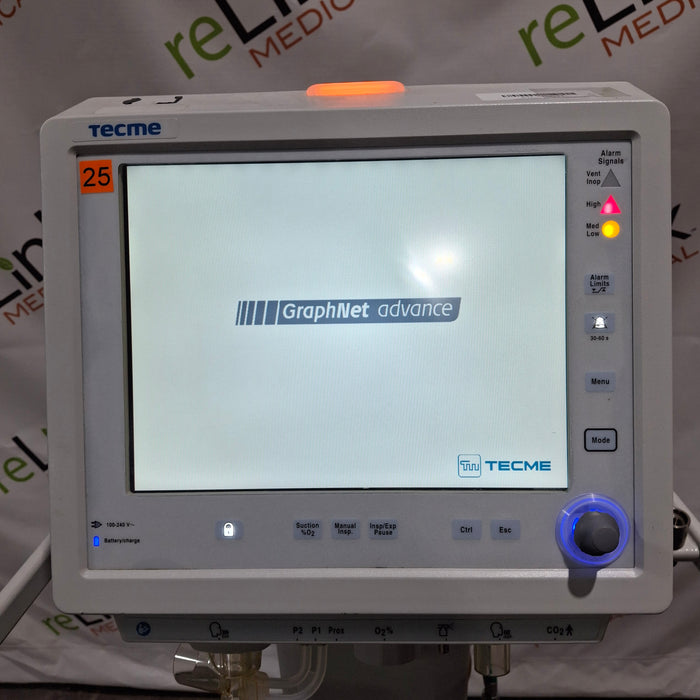 Tecme Neumovent GraphNet Advance ICU Ventilator
