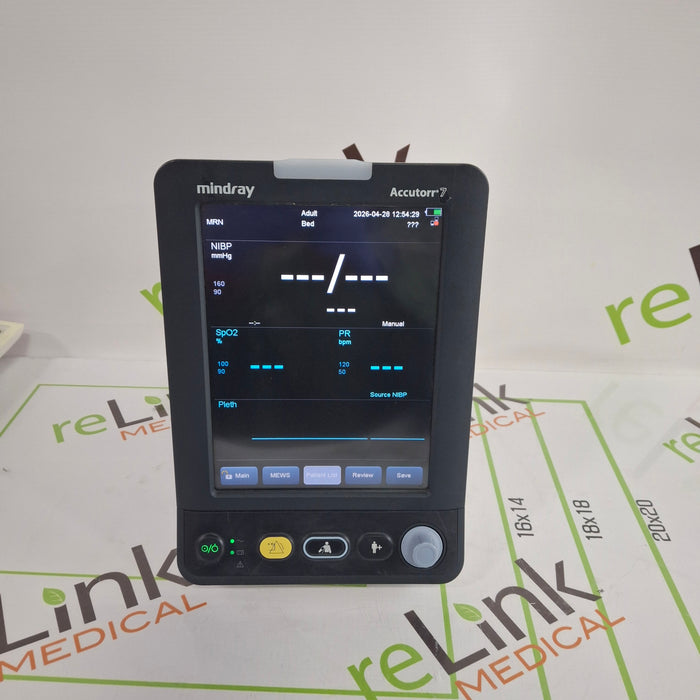 Mindray Mindray Accutorr 7 Vital Signs Monitor Patient Monitors reLink Online