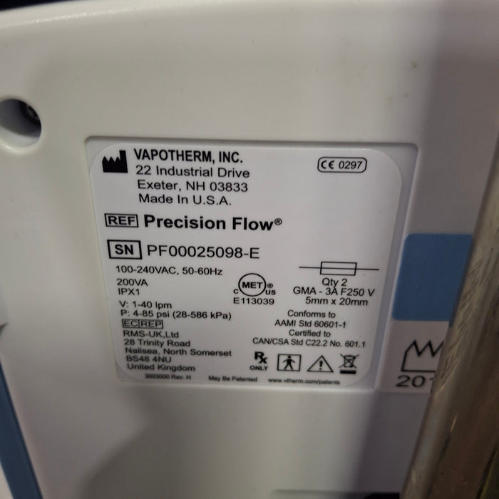 Vapotherm Precision Flow Meter Humidifier