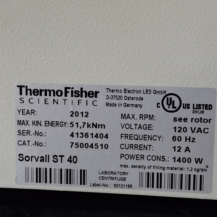 Thermo Scientific Sorvall ST 40 Centrifuge