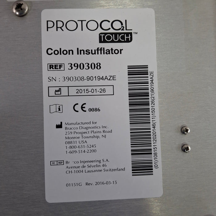 Bracco Diagnostics, Inc. Protoco2L Touch Colon Insufflator