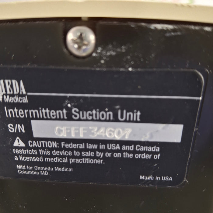 Ohmeda Medical 200 Intermittent Suction Unit