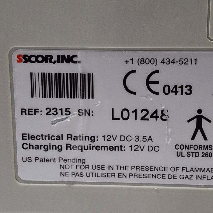 SSCOR, Inc. 2315 Pump suction