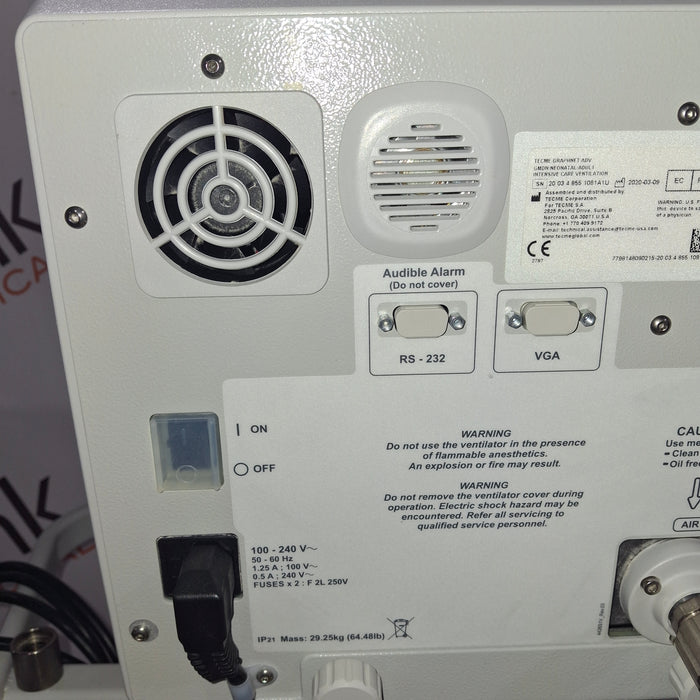 Tecme Tecme Neumovent GraphNet Advance ICU Ventilator Respiratory reLink Online