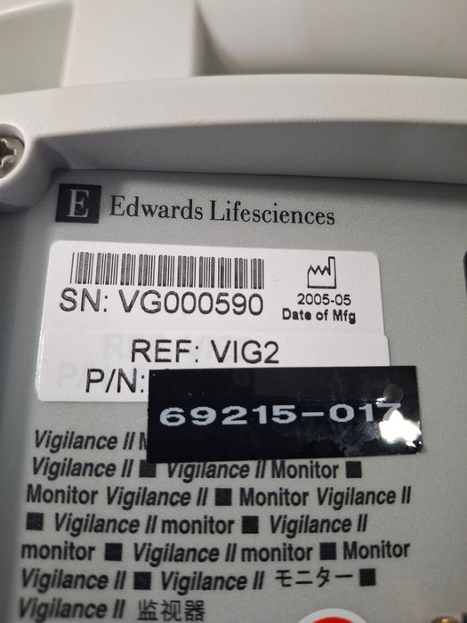 Edwards Lifesciences Edwards Lifesciences Vigilance II Patient Monitor Patient Monitors reLink Online