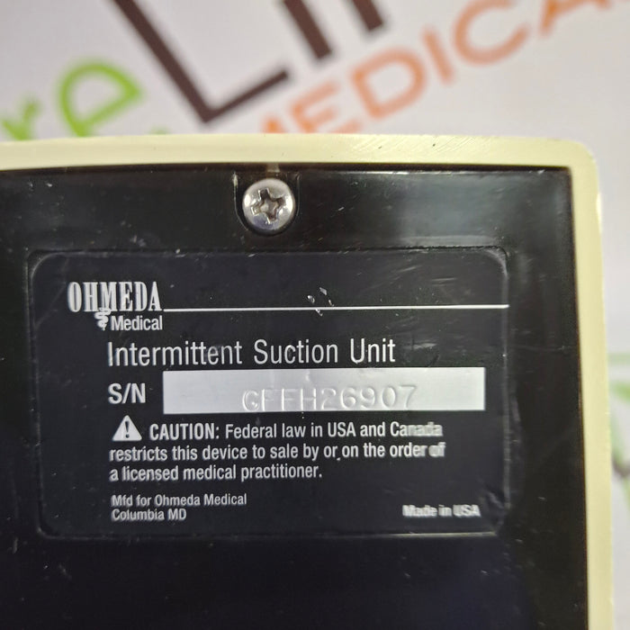 Ohmeda Medical 200 Intermittent Suction Unit