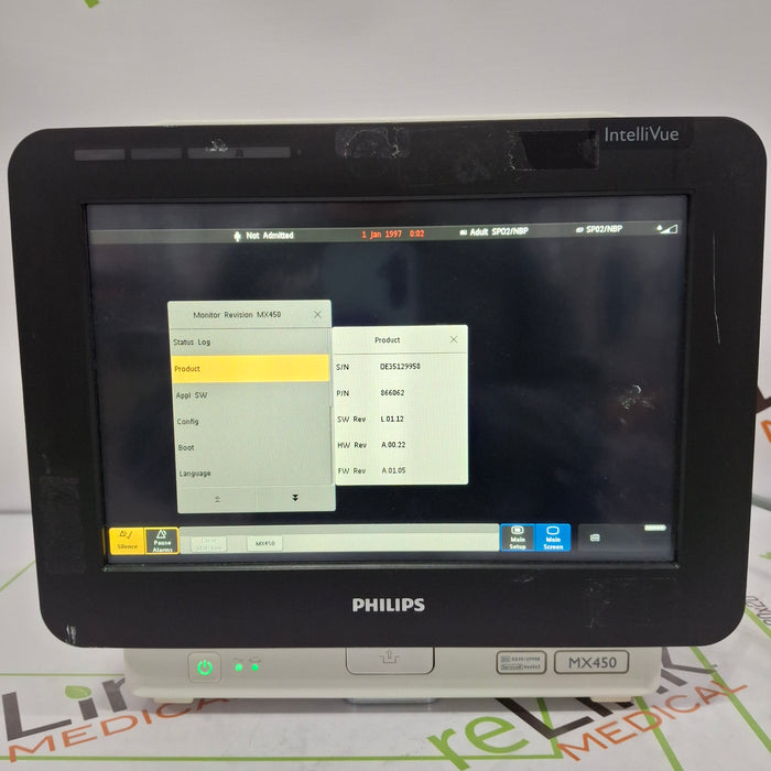 Philips Philips MX450 Portable/Bedside Patient Monitor Patient Monitors reLink Online