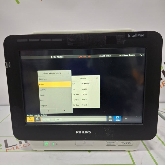 Philips MX450 Portable/Bedside Patient Monitor