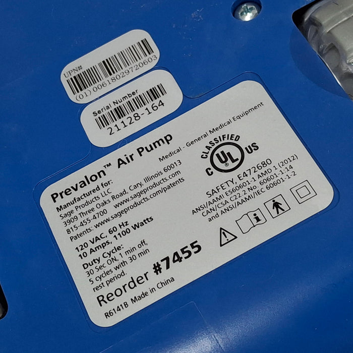 Sage Products, LLC Prevalon Air Pump