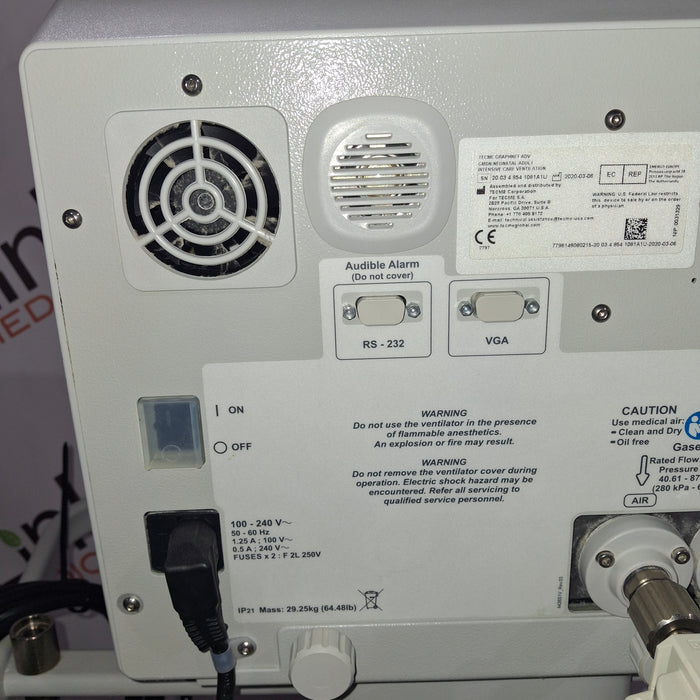 Tecme Neumovent GraphNet Advance ICU Ventilator