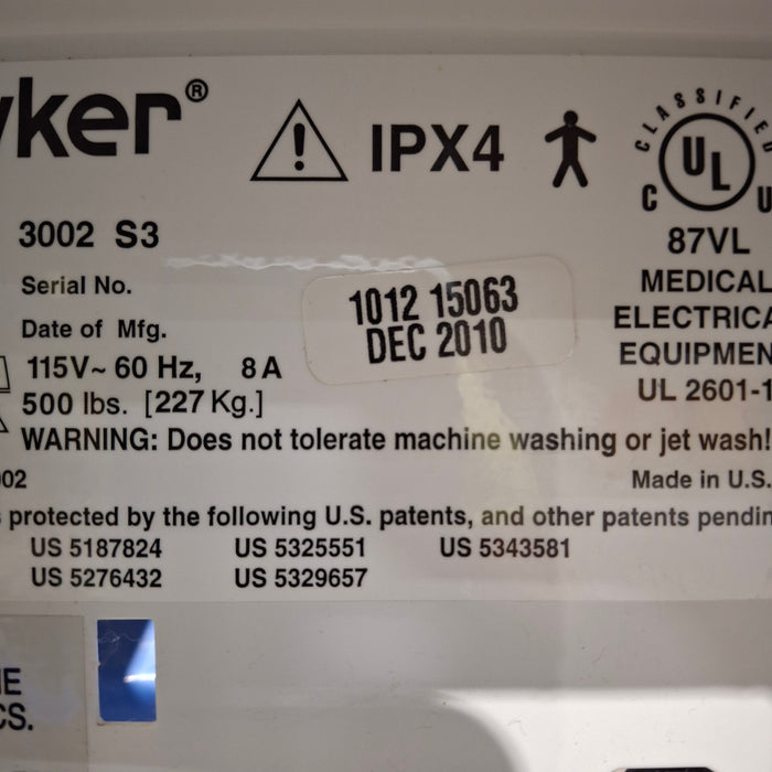 Stryker Stryker Secure III 3002 Hospital Bed Beds & Stretchers reLink Online