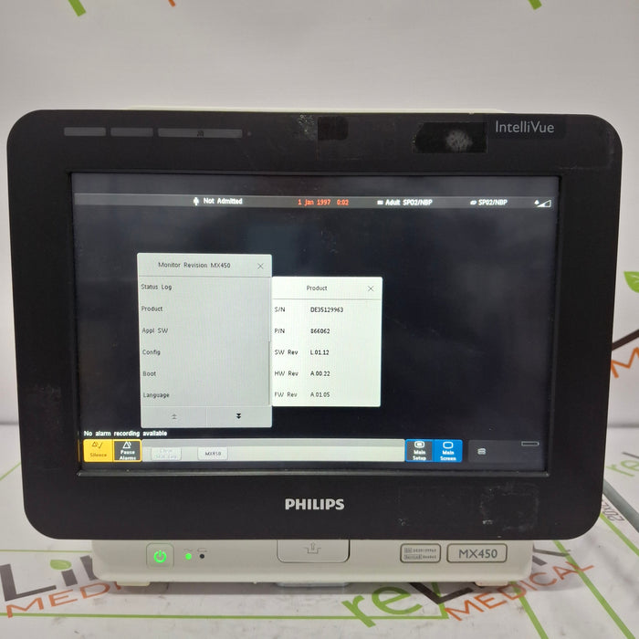 Philips MX450 Portable/Bedside Patient Monitor