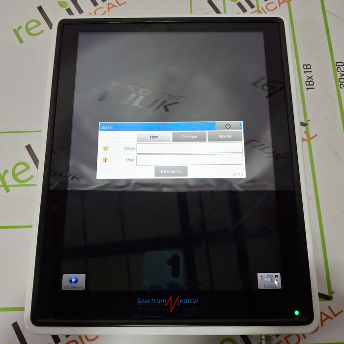 Spectrum Medical Ltd Quantum Touch Screen Workstation