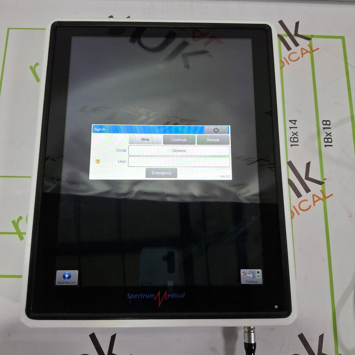 Spectrum Medical Ltd Quantum Touch Screen Workstation
