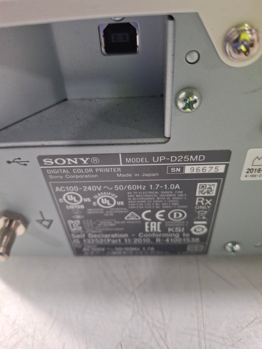 Sony UP-D25MD Digital Color Printer