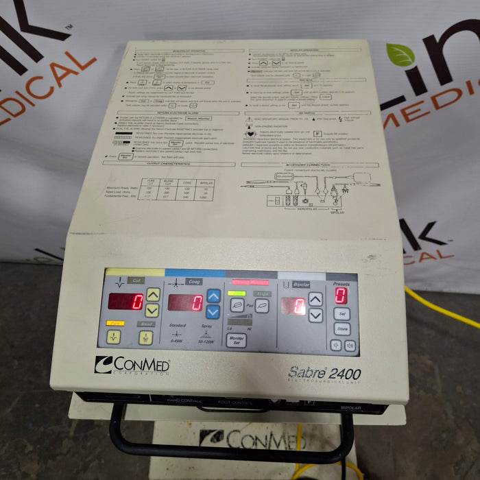 ConMed Sabre 2400 Electrosurgical Unit