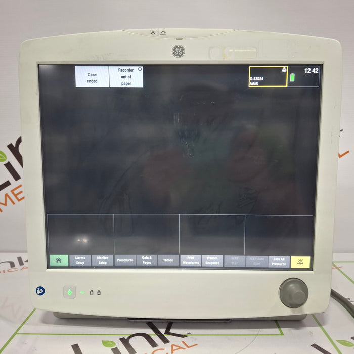 GE Healthcare Carescape B650 Anesthesia Care Patient Monitor
