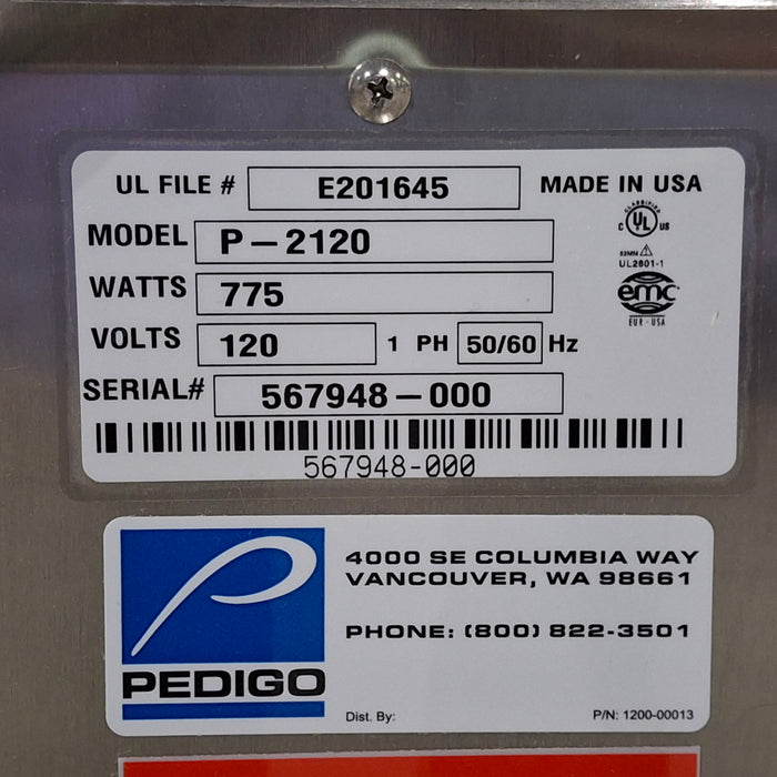 Pedigo Products, Inc. Pedigo Products, Inc. P-2120 Warming Cabinet Medical Furniture reLink Online