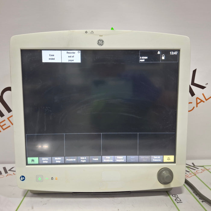 GE Healthcare Carescape B650 Anesthesia Care Patient Monitor