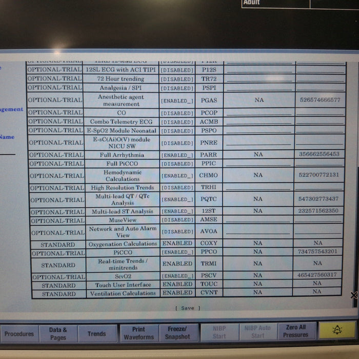 GE Healthcare Carescape B650 Anesthesia Care Patient Monitor