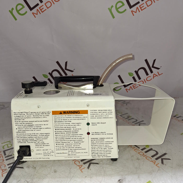 SSCOR, Inc. 2014A Portable Suction Aspiration Vacuum Pump