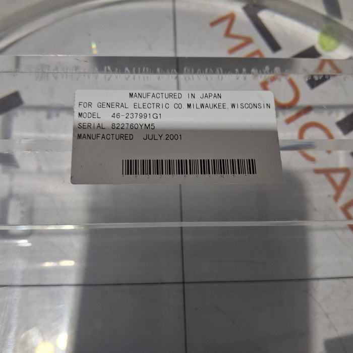 GE Healthcare GE 46-237991G1 Water Phantom