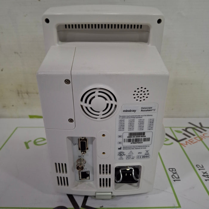 Mindray Datascope Accutorr V Vital Signs Monitor