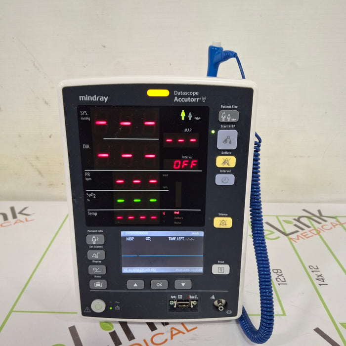 Mindray Mindray Datascope Accutorr V Vital Signs Monitor Patient Monitors reLink Online
