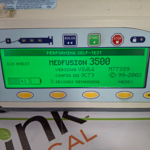 Smiths Medical Smiths Medical Medfusion 3500 Version 3 Syringe Infusion Pump Infusion Pump reLink Online