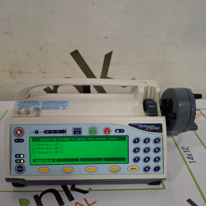 Smiths Medical Smiths Medical Medfusion 3500 Version 3 Syringe Infusion Pump Infusion Pump reLink Online
