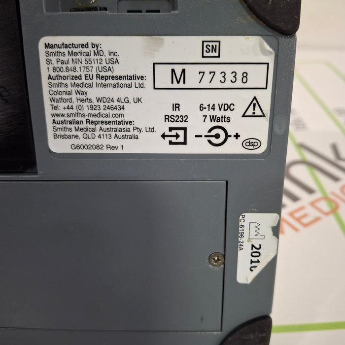 Smiths Medical Medfusion 3500 Syringe Infusion Pump