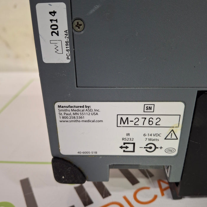 Smiths Medical Medfusion 3500 Version 3 Syringe Infusion Pump