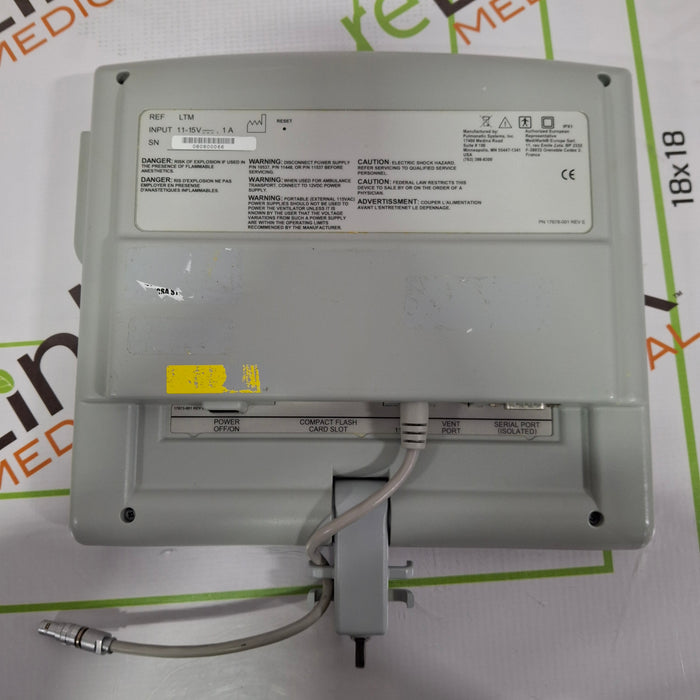 Pulmonetic Systems LTM Graphics Monitor Ventilator