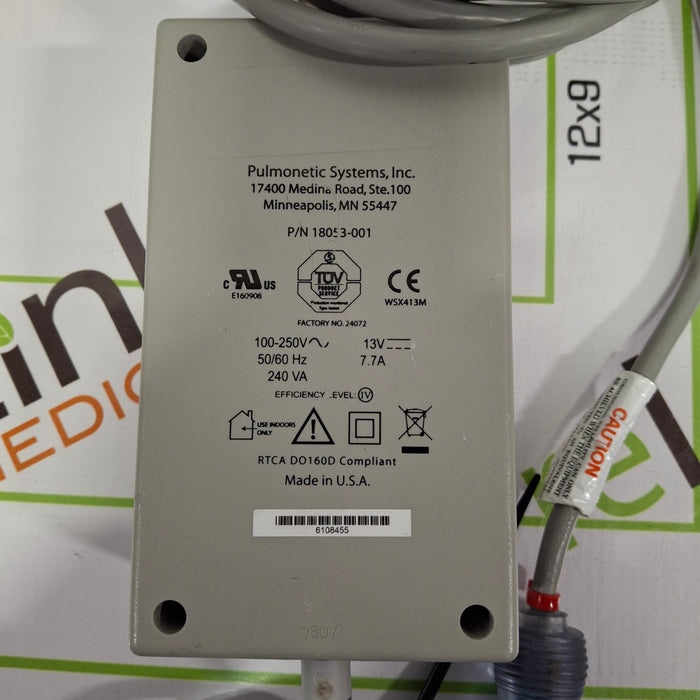 Pulmonetic Systems 10853-001 Power Supply