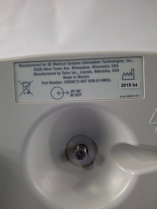 GE Healthcare ApexPro 2000673-007 Telemetry Antenna