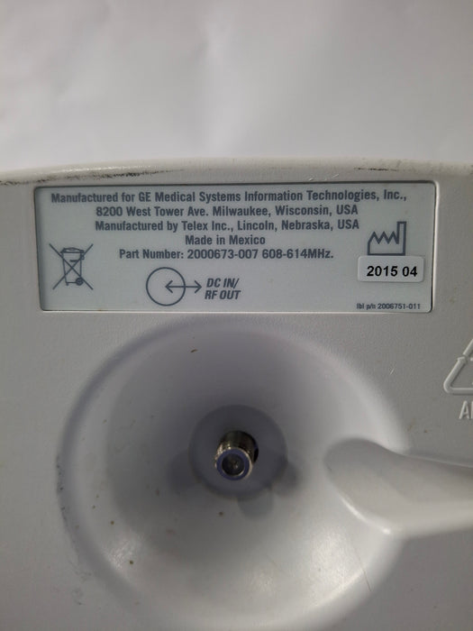 GE Healthcare ApexPro 2000673-007 Telemetry Antenna