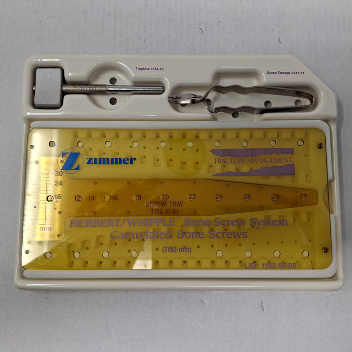 Zimmer Herbert Whipple Bone Screw System