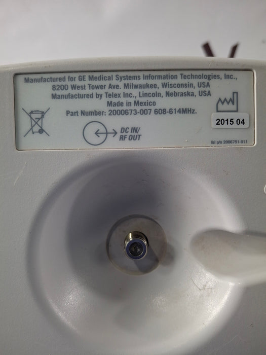 GE Healthcare ApexPro 2000673-007 Telemetry Antenna